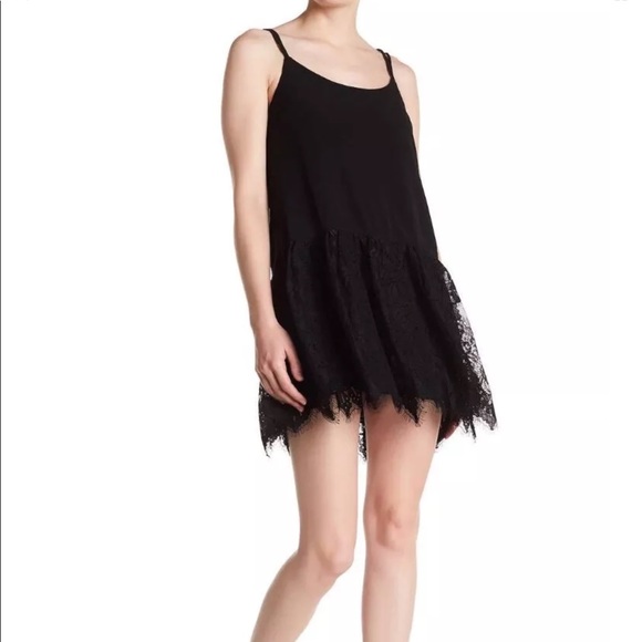 Lovers + Friends Dresses & Skirts - Lovers + Friends X Revolve LBD Lace Skirt Dress S